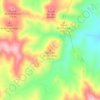 Mapa topográfico Mola del Puig Cabrer, altitud, relieve