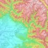 Mapa topográfico Lohit District, altitud, relieve