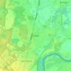 Mapa topográfico Rekem, altitud, relieve