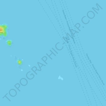 Mapa topográfico Client Reefs, altitud, relieve