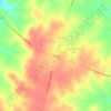 Mapa topográfico Energy, altitud, relieve