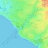 Mapa topográfico Le Pontreau, altitud, relieve