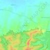 Mapa topográfico Sidorejo, altitud, relieve