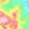 Mapa topográfico Guardamar, altitud, relieve