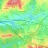 Mapa topográfico Stockem, altitud, relieve