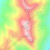 Mapa topográfico Τζουμέρκα, altitud, relieve