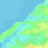 Mapa topográfico La Pree aux Boeufs, altitud, relieve
