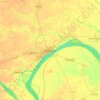 Mapa topográfico Ghazipur, altitud, relieve