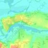 Mapa topográfico La Petite Vernelle, altitud, relieve