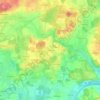Mapa topográfico Forchöd, altitud, relieve