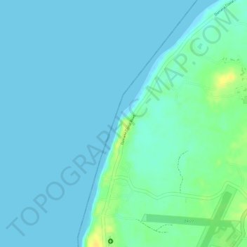 Mapa topográfico Devka beach ,Nani Daman, altitud, relieve