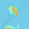 Mapa topográfico Ban Tai, altitud, relieve