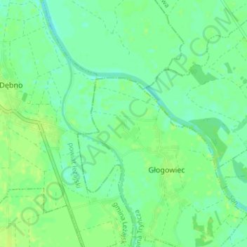 Mapa topográfico Ilki, altitud, relieve