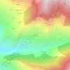 Mapa topográfico ingaro, altitud, relieve