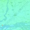 Mapa topográfico Barpeta, altitud, relieve