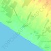 Mapa topográfico Tocopala, altitud, relieve