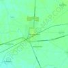 Mapa topográfico Rampura Phul, altitud, relieve