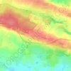 Mapa topográfico Bel-Air de Combrée, altitud, relieve