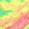 Mapa topográfico Les Houssales, altitud, relieve