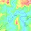 Mapa topográfico Sandy Hook, altitud, relieve
