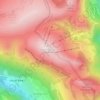 Mapa topográfico Sassotetto, altitud, relieve