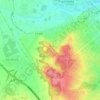 Mapa topográfico el Vedat, altitud, relieve