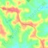 Mapa topográfico Fitzpatrick, altitud, relieve