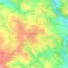 Mapa topográfico Petit Géneston, altitud, relieve