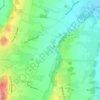 Mapa topográfico Touqué, altitud, relieve