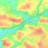 Mapa topográfico Les Petits Ifs, altitud, relieve