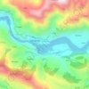 Mapa topográfico Rihana, altitud, relieve