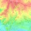 Mapa topográfico Le Plessis, altitud, relieve