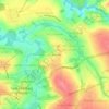 Mapa topográfico 31 de Março, altitud, relieve