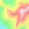 Mapa topográfico Laguna de Jambur Alto, altitud, relieve