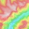Mapa topográfico Le Raindé, altitud, relieve