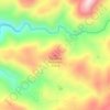 Mapa topográfico Sunshine Mountain, altitud, relieve