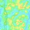 Mapa topográfico Kuzhimattom, altitud, relieve