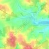 Mapa topográfico Les Seguins, altitud, relieve