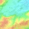 Mapa topográfico Créteuil le Bas, altitud, relieve