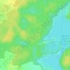 Mapa topográfico Forêt de Montmorency, altitud, relieve