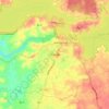 Mapa topográfico Vĩnh An, altitud, relieve