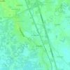 Mapa topográfico Ban Dong Sawan, altitud, relieve