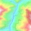 Mapa topográfico Sangkalang, altitud, relieve
