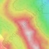 Mapa topográfico Rubicon Peak, altitud, relieve