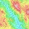 Mapa topográfico Vorderschlag, altitud, relieve
