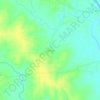 Mapa topográfico Devala, altitud, relieve