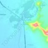 Mapa topográfico Desmotadora, altitud, relieve