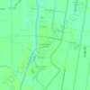 Mapa topográfico Jones Addition Colonia, altitud, relieve