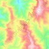 Mapa topográfico Tuipang, altitud, relieve