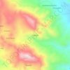Mapa topográfico Poderosa, altitud, relieve